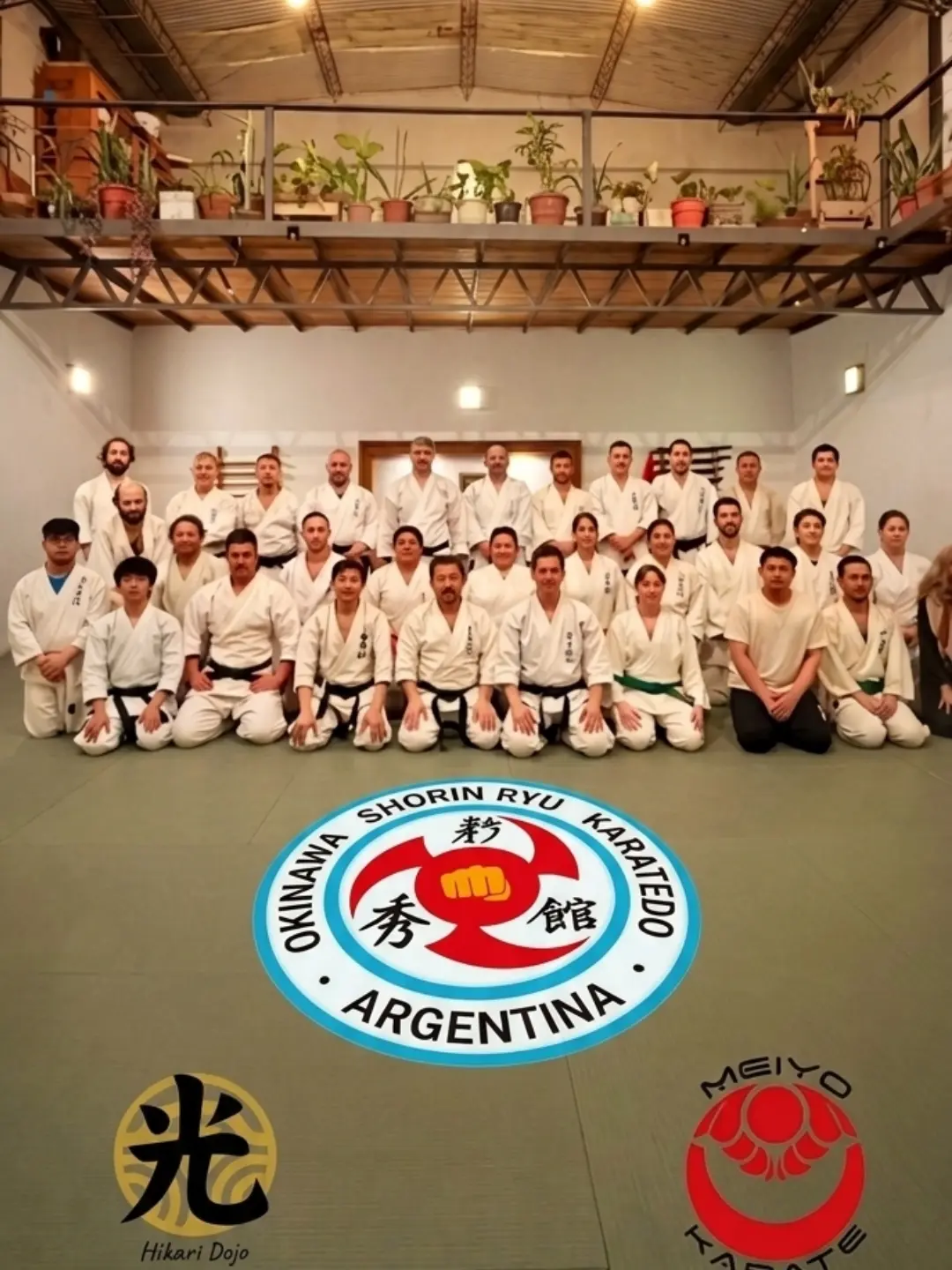 Práctica Conjunta Okinawa Shorin Ryu Karatedo Argentina - Hikari Dojo y Meiyo Dojo en Betsubara